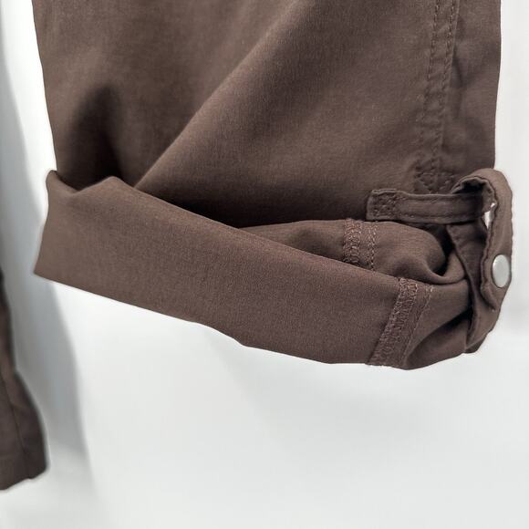 Duluth Trading Pants Womens 16 Brown Nylon Hiking Outdoor Camping Convertible - Picture 8 of 16